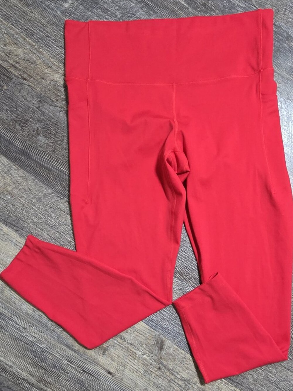 Red Athletic/Yoga Pants High Waist 7/8 length Sz XLg by All In Motion
